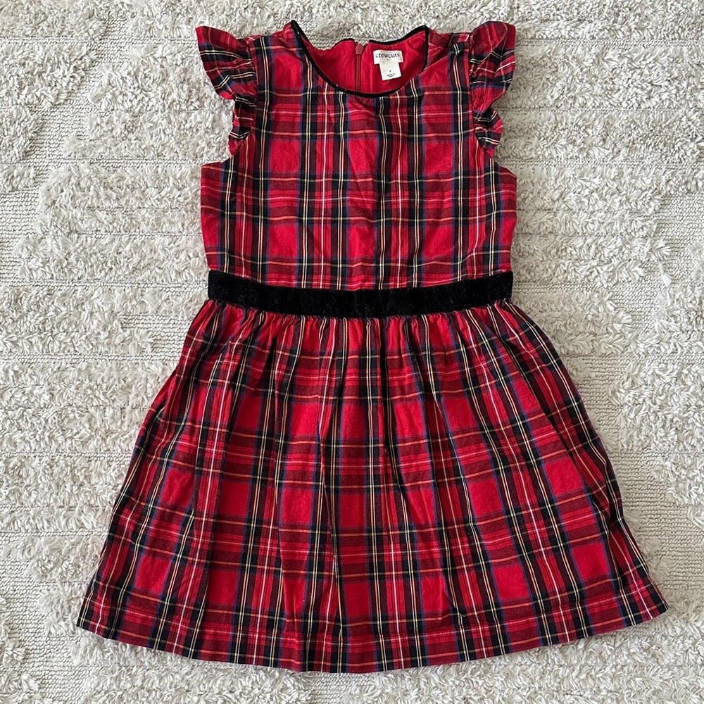 Crewcuts Red Plaid Dress